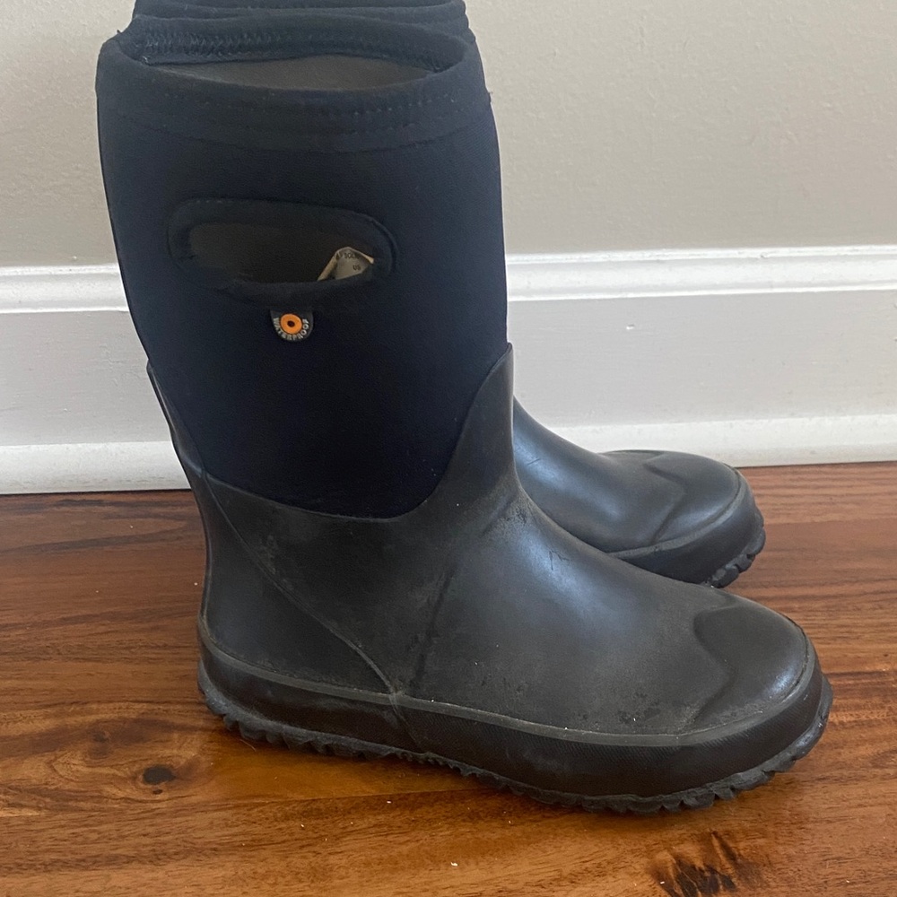 Bogs Kids Black Boots